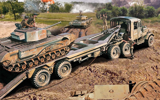 Airfix Military Vehicle Scammell Tank Transporter Vintage Classics 1:76