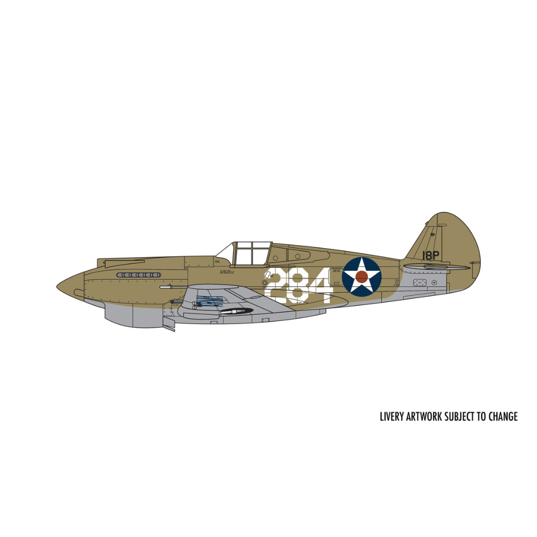 Airfix Aircraft Curtiss P-40B Warhawk  1:72