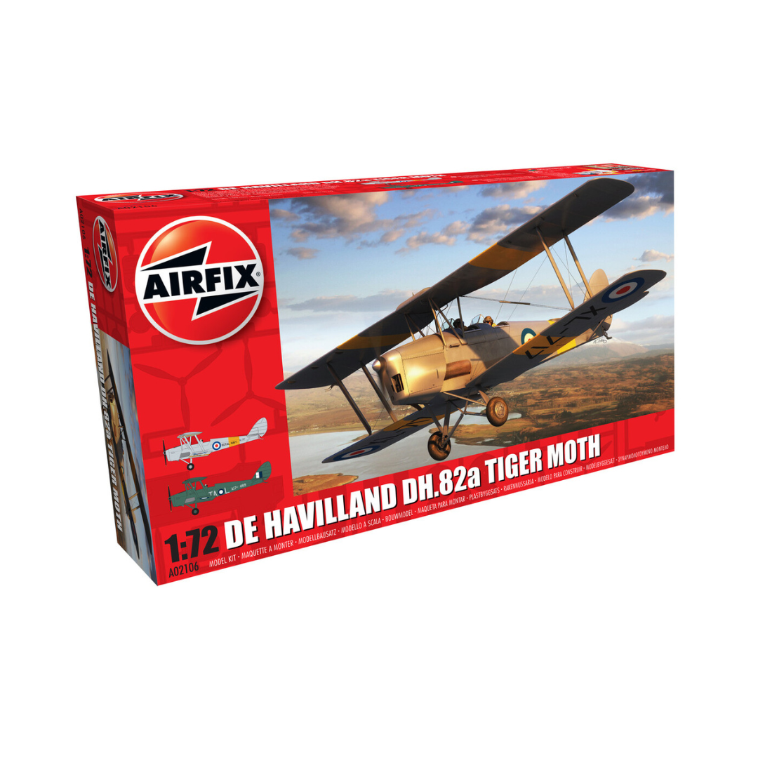 Airfix Aircraft de Havilland DH.82a Tiger Moth 1:72