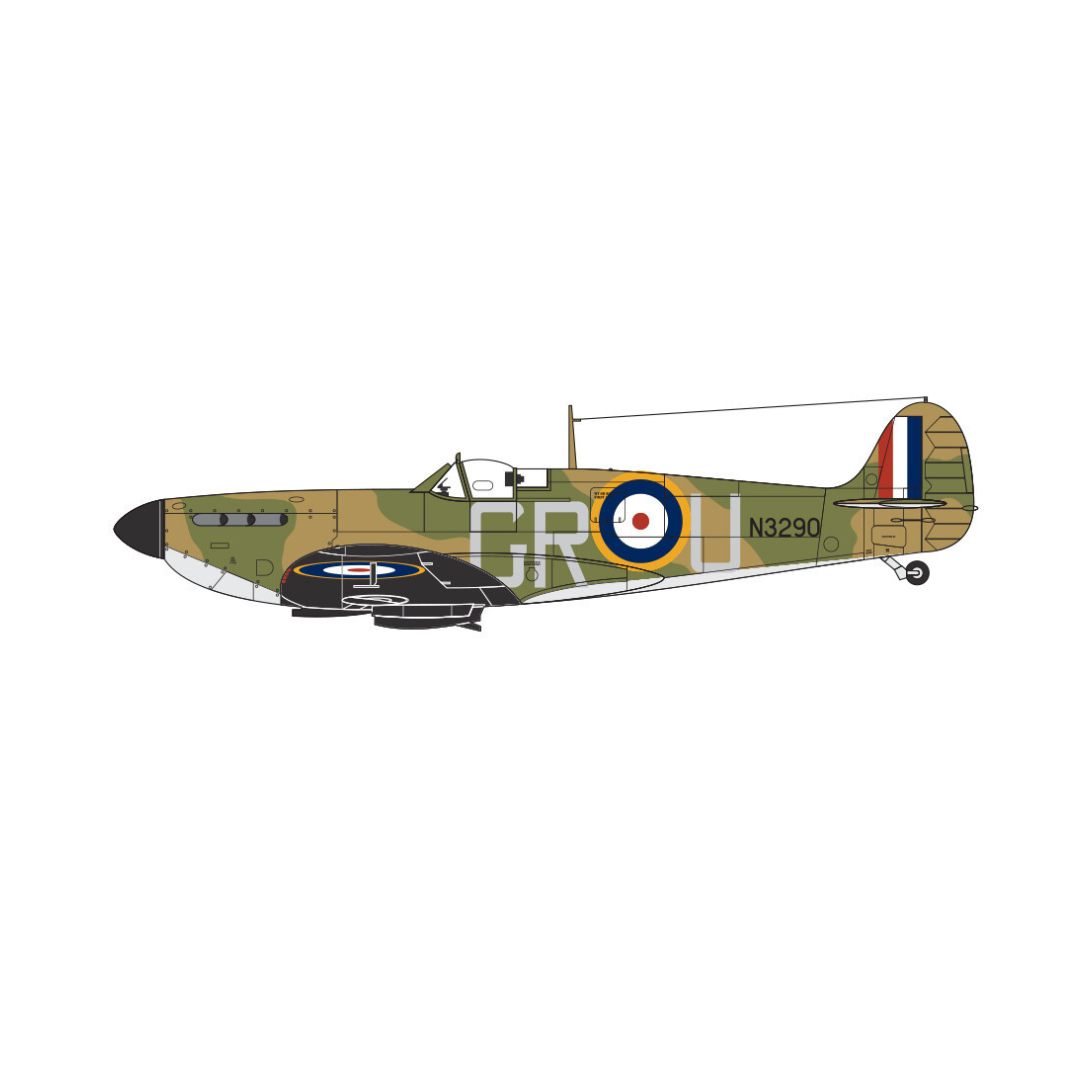 Airfix Aircraft Supermarine Spitfire Mk.Ia 1:72