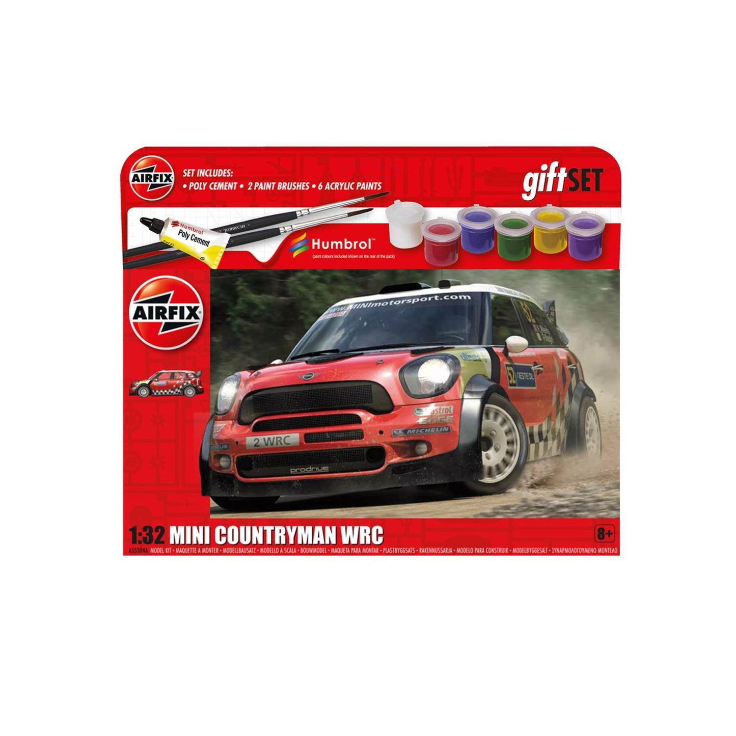 Airfix Gift Set Mini Countryman WRC 1:32