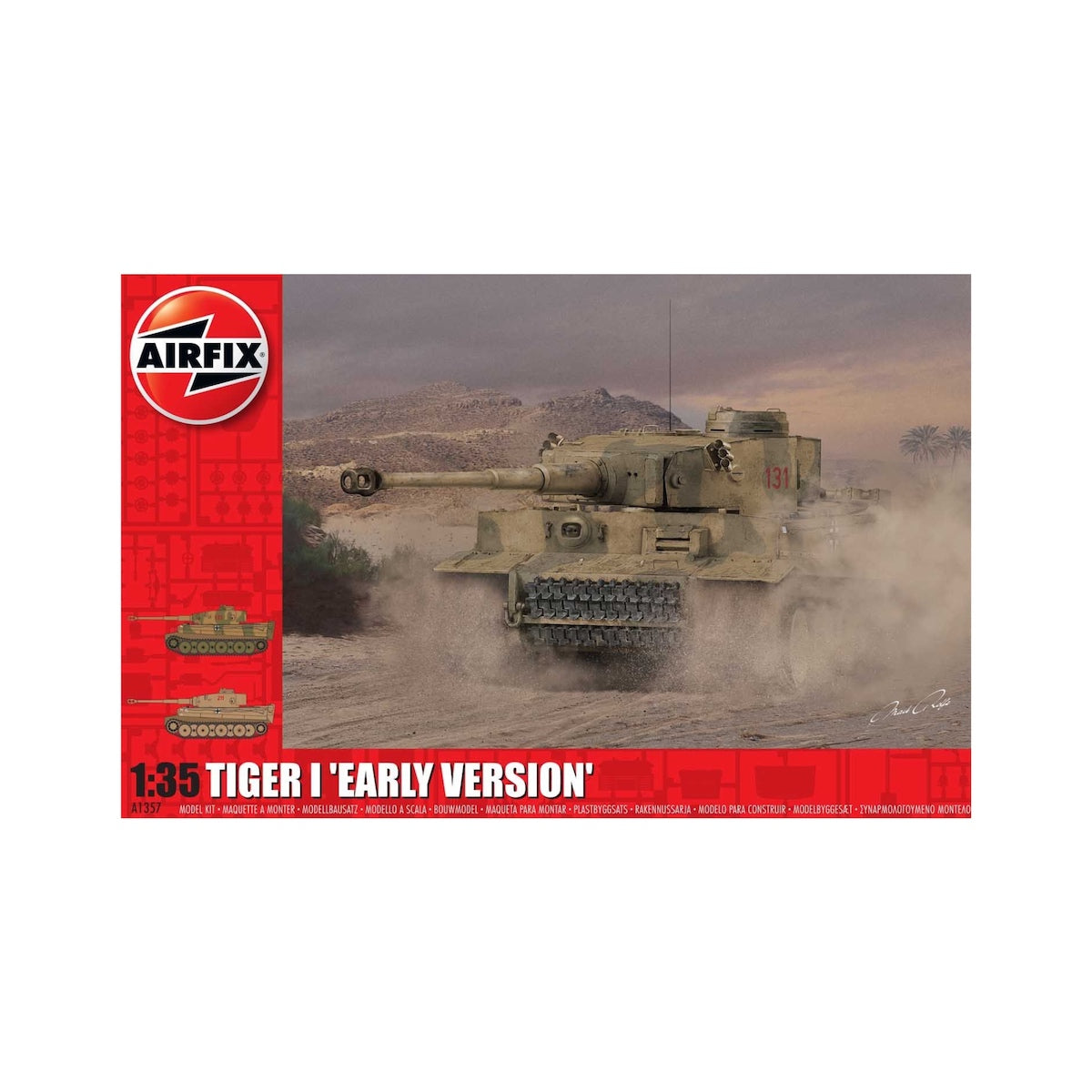 Airfix Military Vehicle Tiger I 'Early Version' 1:35