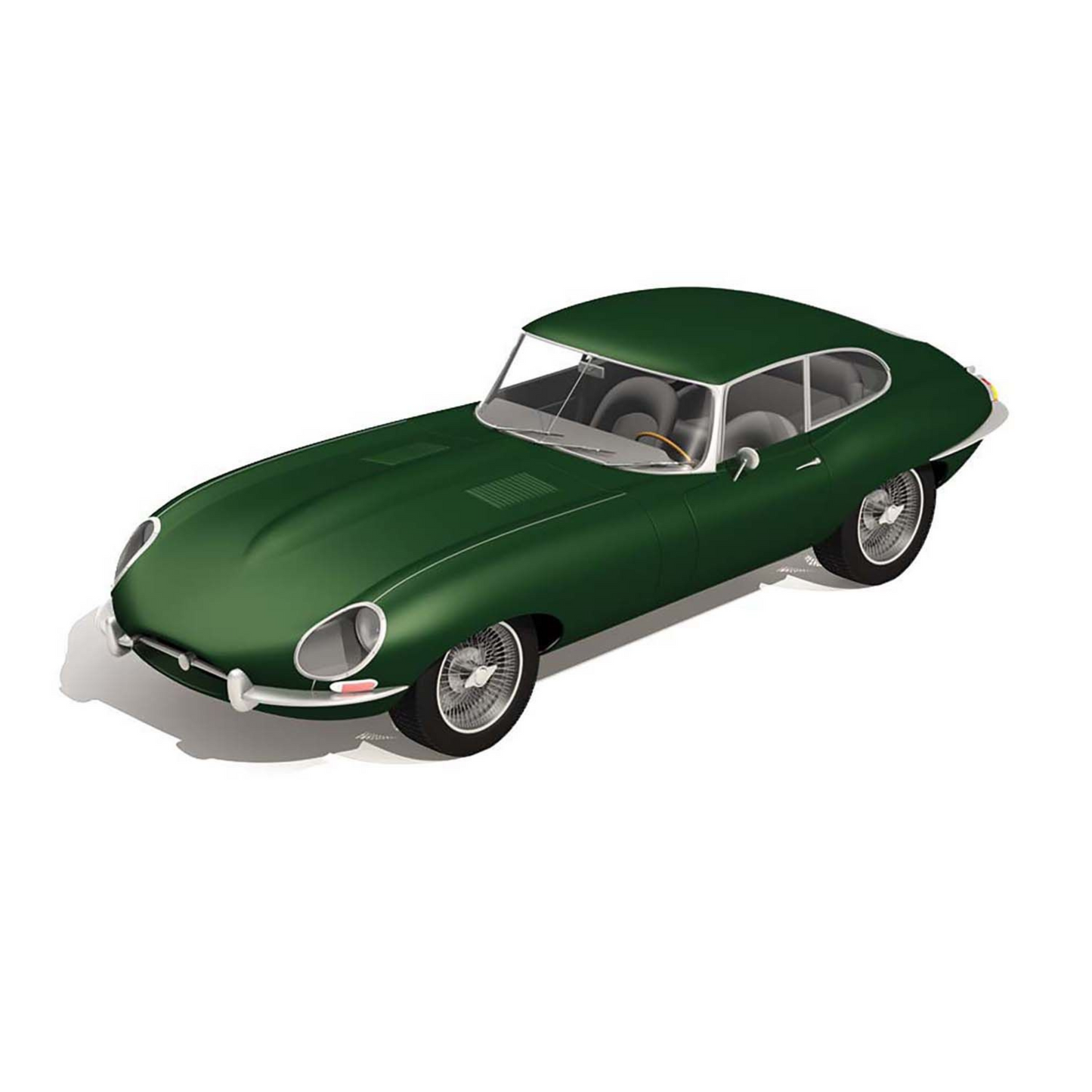 Airfix Starter Set Green Jaguar E-Type 1:43