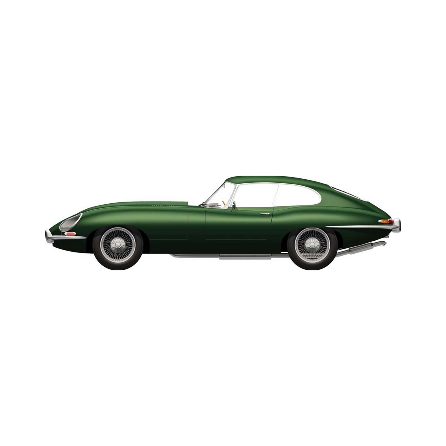 Airfix Starter Set Green Jaguar E-Type 1:43