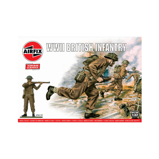 Airfix Figures WWII British Infantry Vintage Classics 1:32