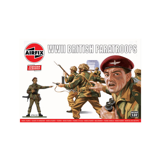 Airfix Figures WWII British Paratroops Vintage Classics 1:32