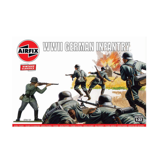 Airfix Figures WWII German Infantry Vintage Classics 1:32