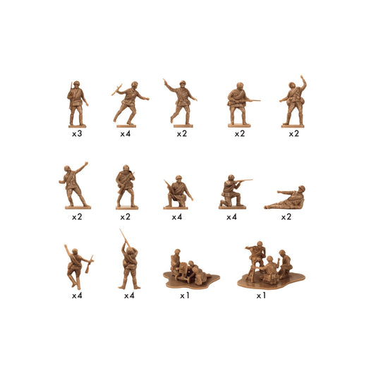 Airfix Figures WWII Russian Infantry Vintage Classics 1:76