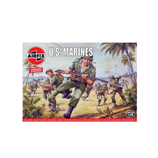 Airfix Figures WWII US Marines Vintage Classics 1:76