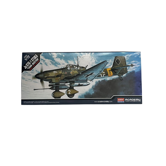 Academy model aeroplane Ju87G-1 Stuka Tank Buster 1:72