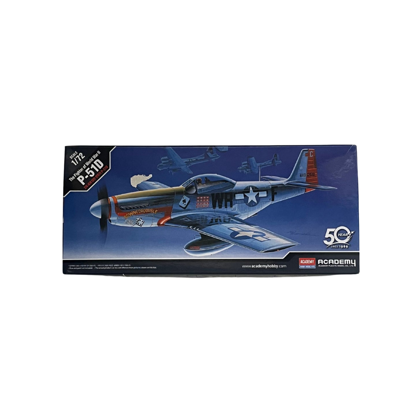 Academy aeroplane model kit P-51D The Fighter of World War II 1:72