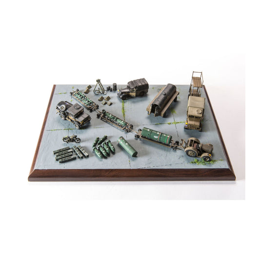 Airfix WWII RAF bomber re-supply set diorama