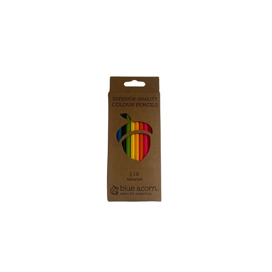 Blue Acorn colour pencils box of 12