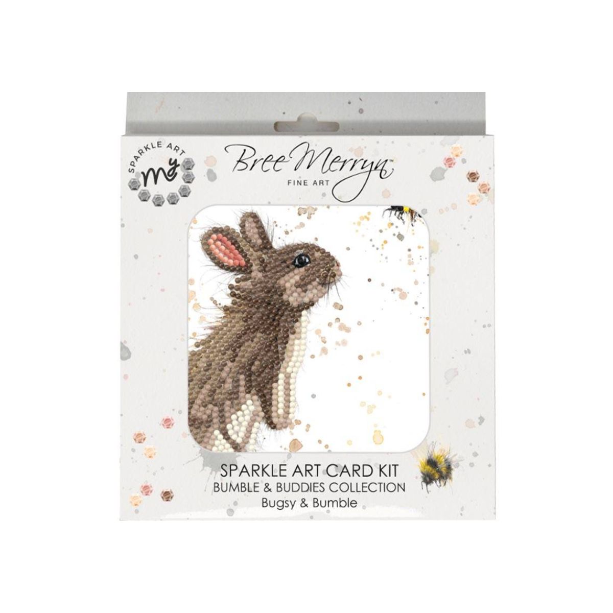 Bree Merryn Sparkle Art Bugsy & Bumble Diamond Art Card