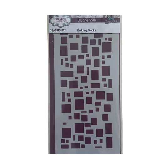 Building Blocks Stencil Creative Expressions DL Stencils Square