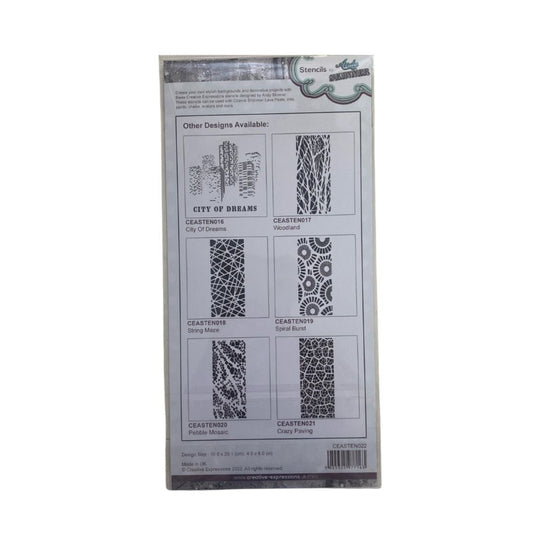 Building Blocks stencil Creative Expression DL Stencil Square back