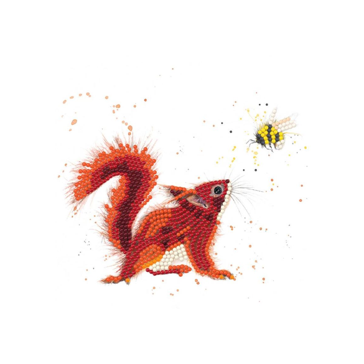 Bree Merryn Sparkle Art Bushy & Bumble Diamond Art Card