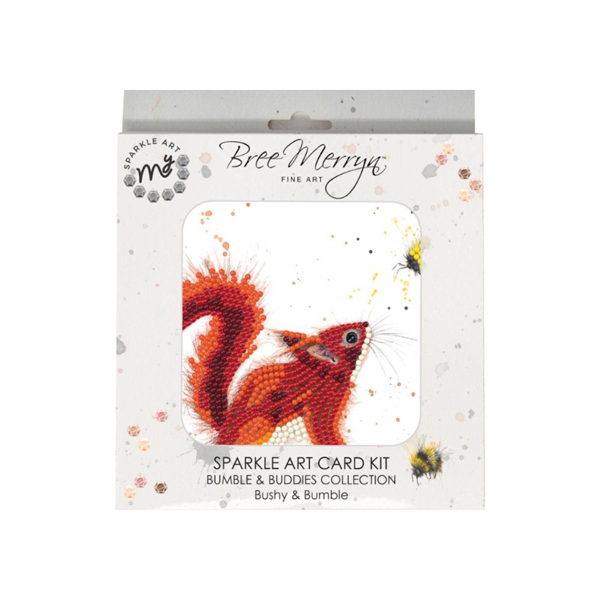 Bree Merryn Sparkle Art Bushy & Bumble Diamond Art Card