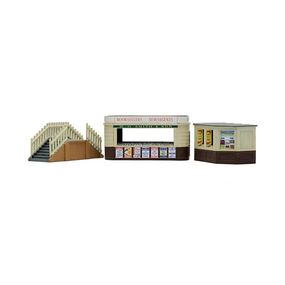 Kiosks and Platform Steps 00 Plastic Scale Model Kit