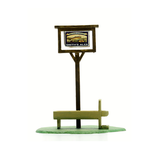 Pub Sign and Horse Trough 00 Plastic Scale Model Kit