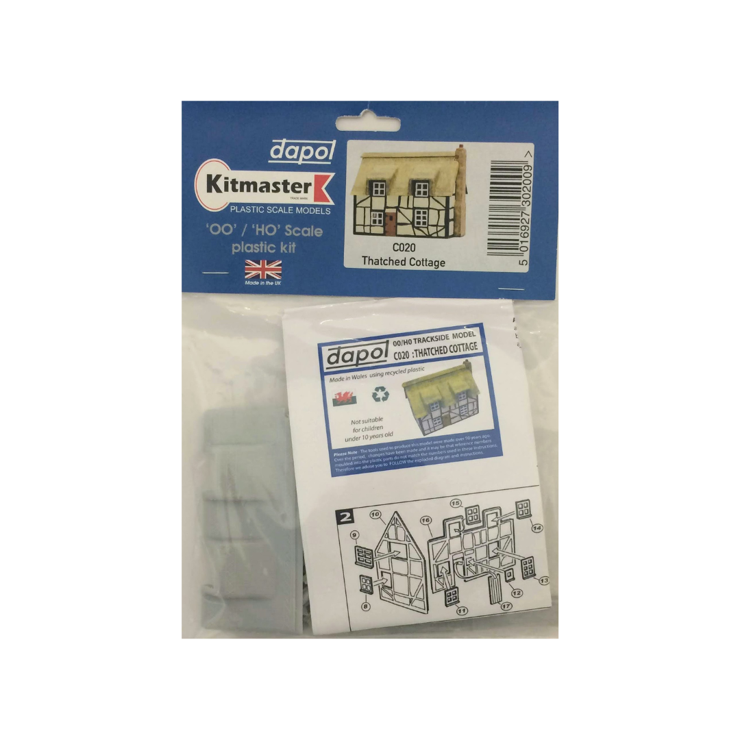 Dapol Kitmaster OO Building (house) Thatched Cottage C020 Model Kit