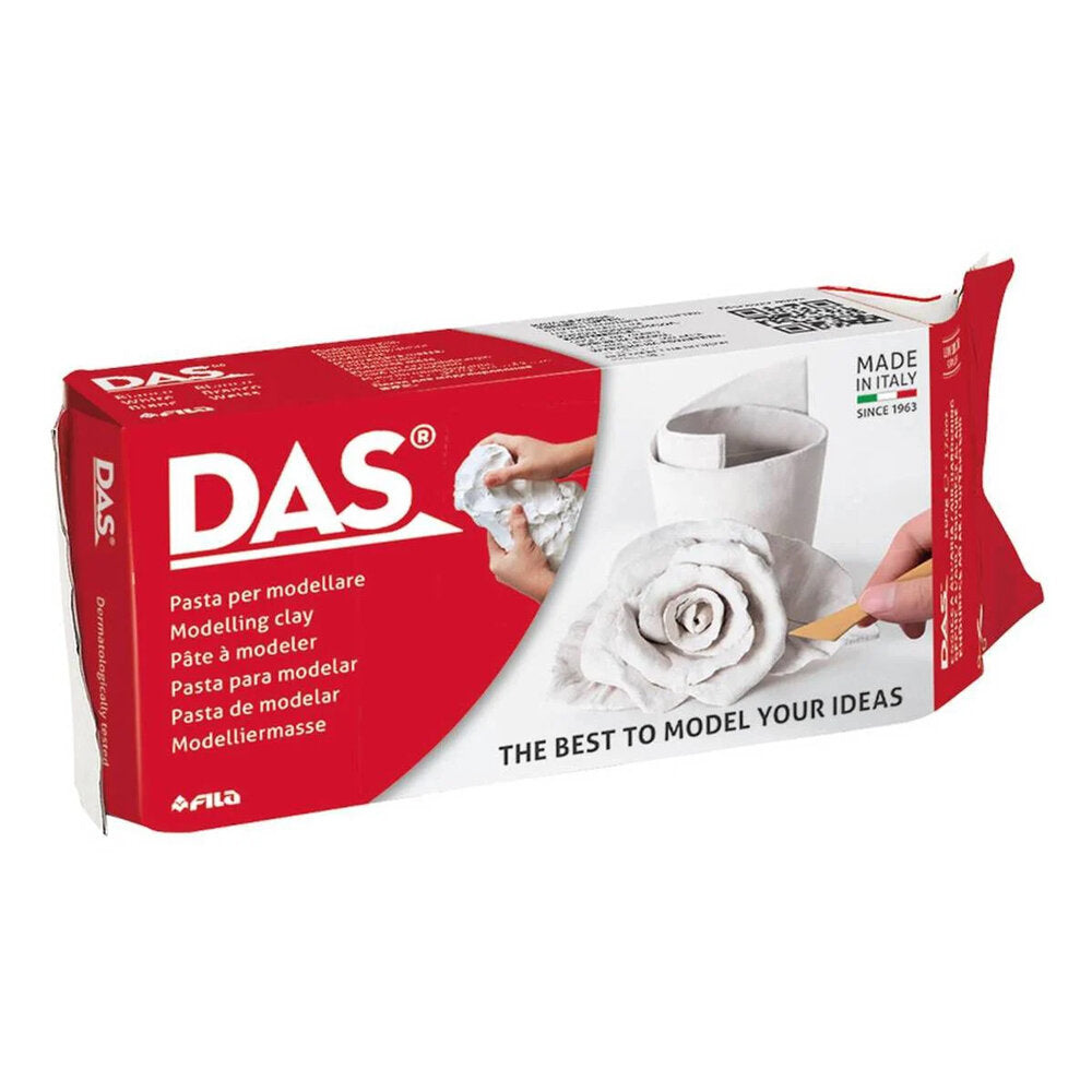 White DAS air drying clay 500g