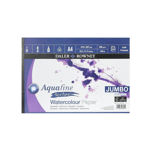 Aquafine Texture Watercolour Jumbo Pad (A4)