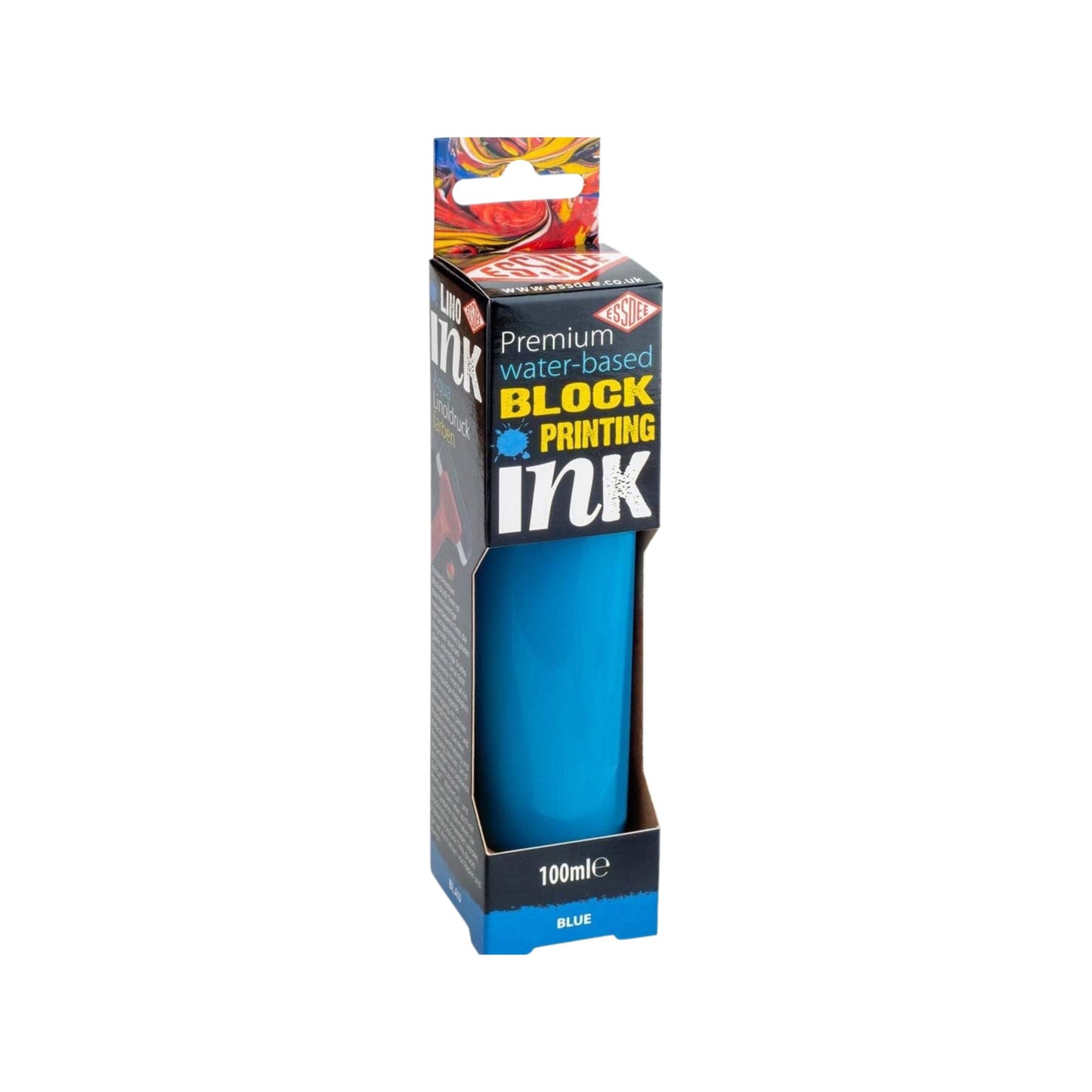 Blue Block Printing Ink 100ml