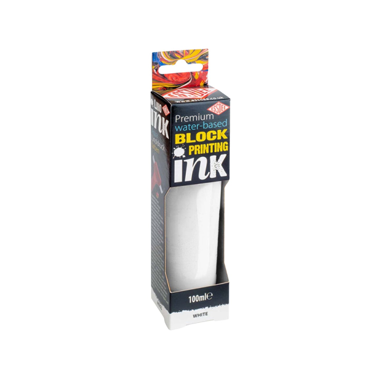 White Block Printing Ink 100ml