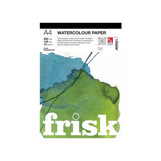 Frisk Cold Pressed Watercolour Paper A4