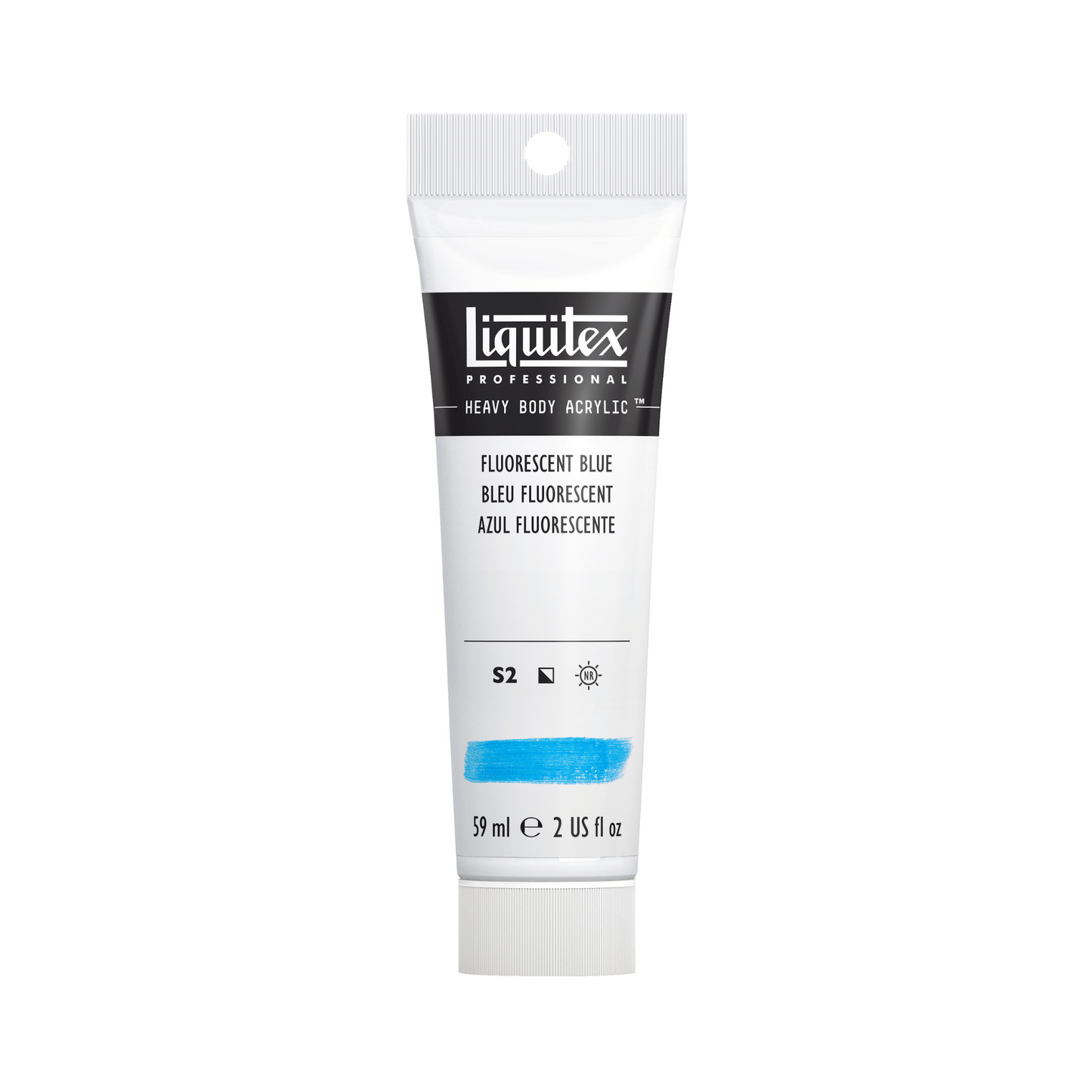 Fluorescent blue Liquitex Professional Heavy Body Acrylic 59ml