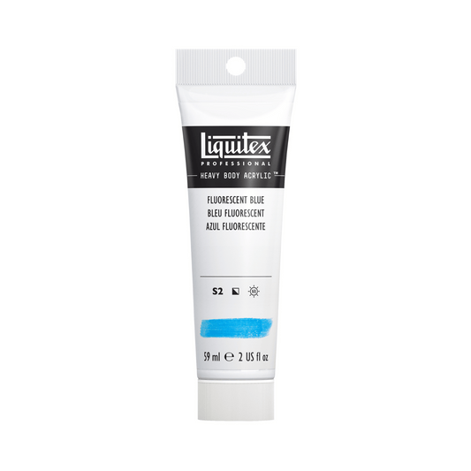 Fluorescent blue Liquitex Professional Heavy Body Acrylic 59ml