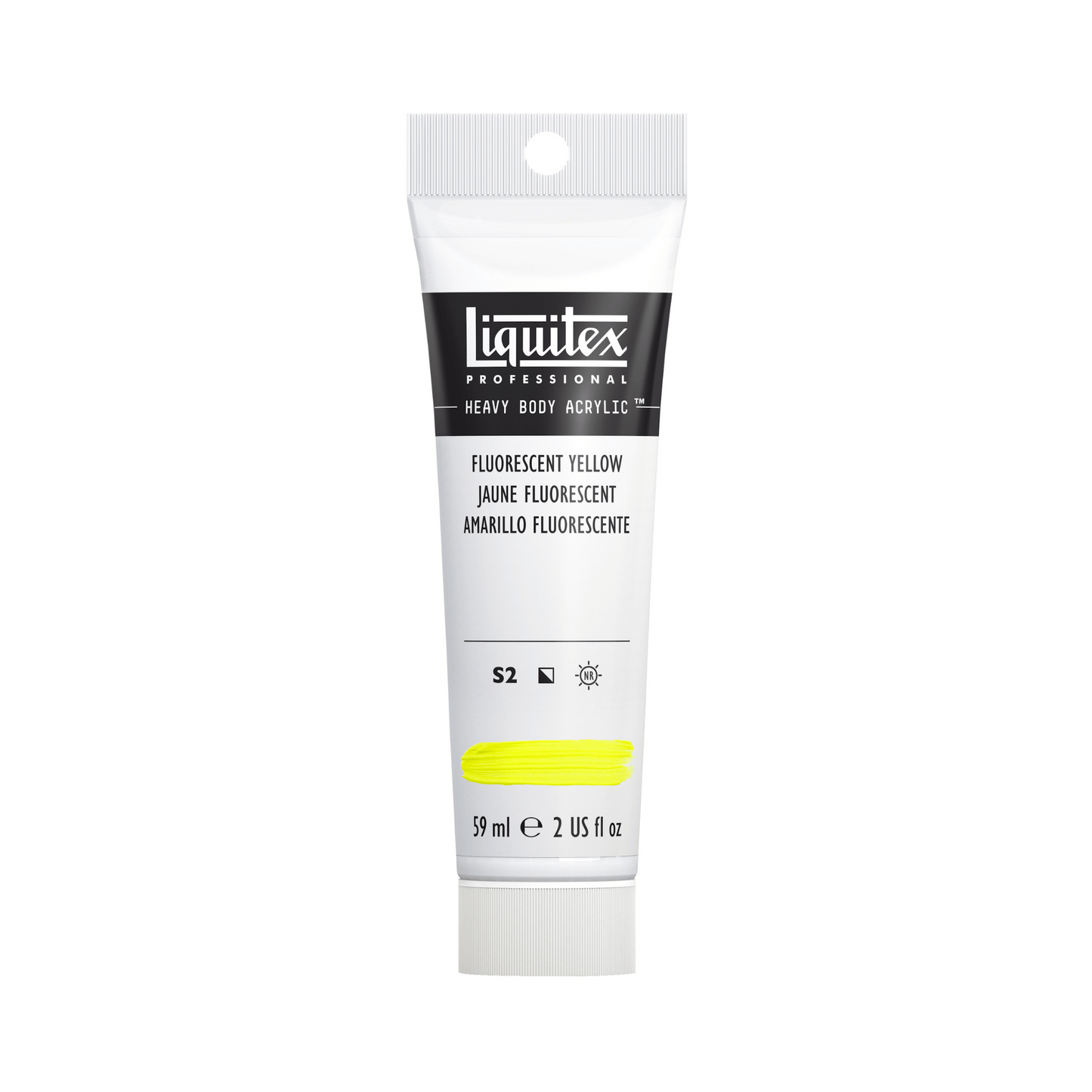 Fluorescent yellow Liquitex Professional Heavy Body Acrylic 59ml