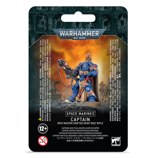 Warhammer Space Marines: Captain with Master-Crafted Bolt Rifle