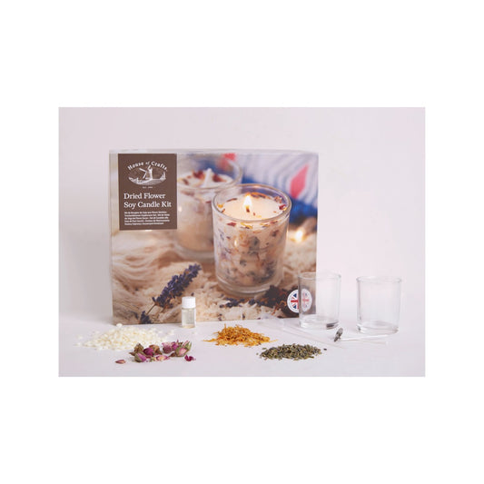 Dried Flower Soy Candle Kit