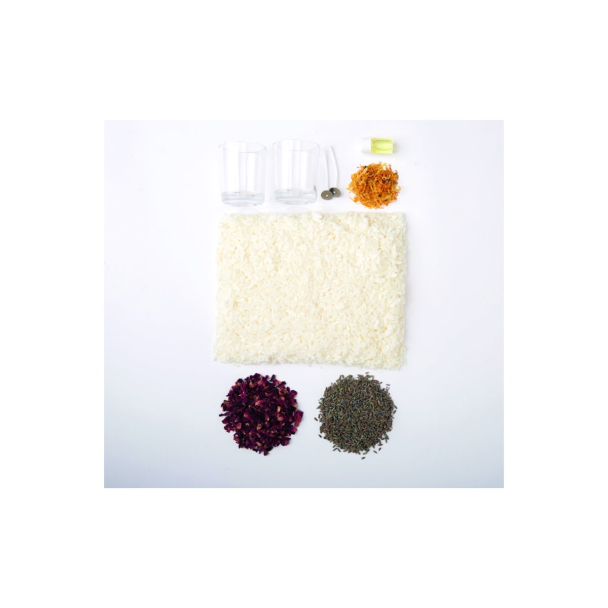 Dried Flower Soy Candle Kit