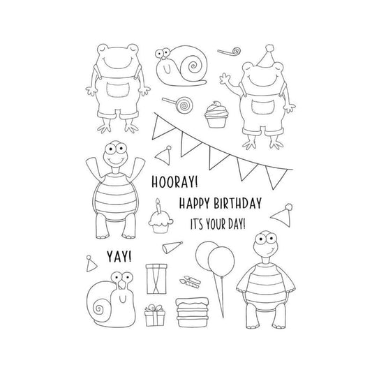 Jane's Doodles It's Your Day Clear Stamp Set