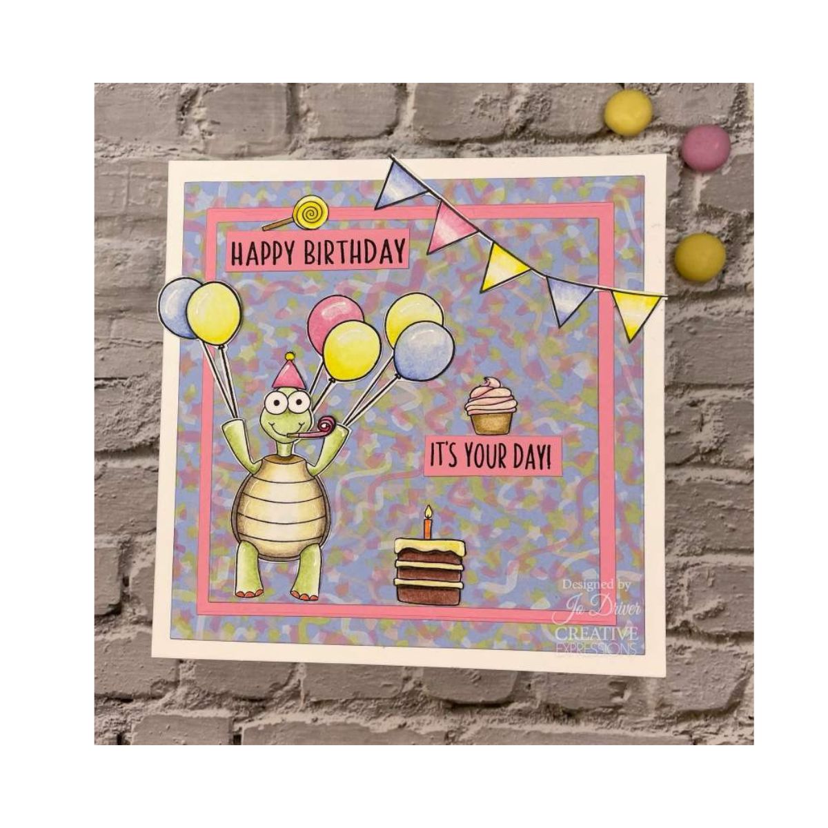 Jane's Doodles It's Your Day Clear Stamp Set