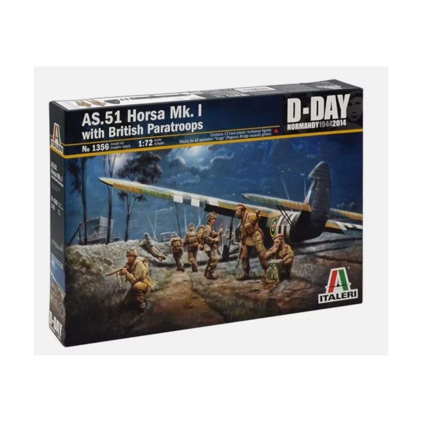 Italeri Aircraft AS.51 Horsa Mk.1 with British Paratroops 1:72