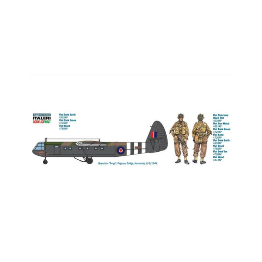 Italeri Aircraft AS.51 Horsa Mk.1 with British Paratroops 1:72