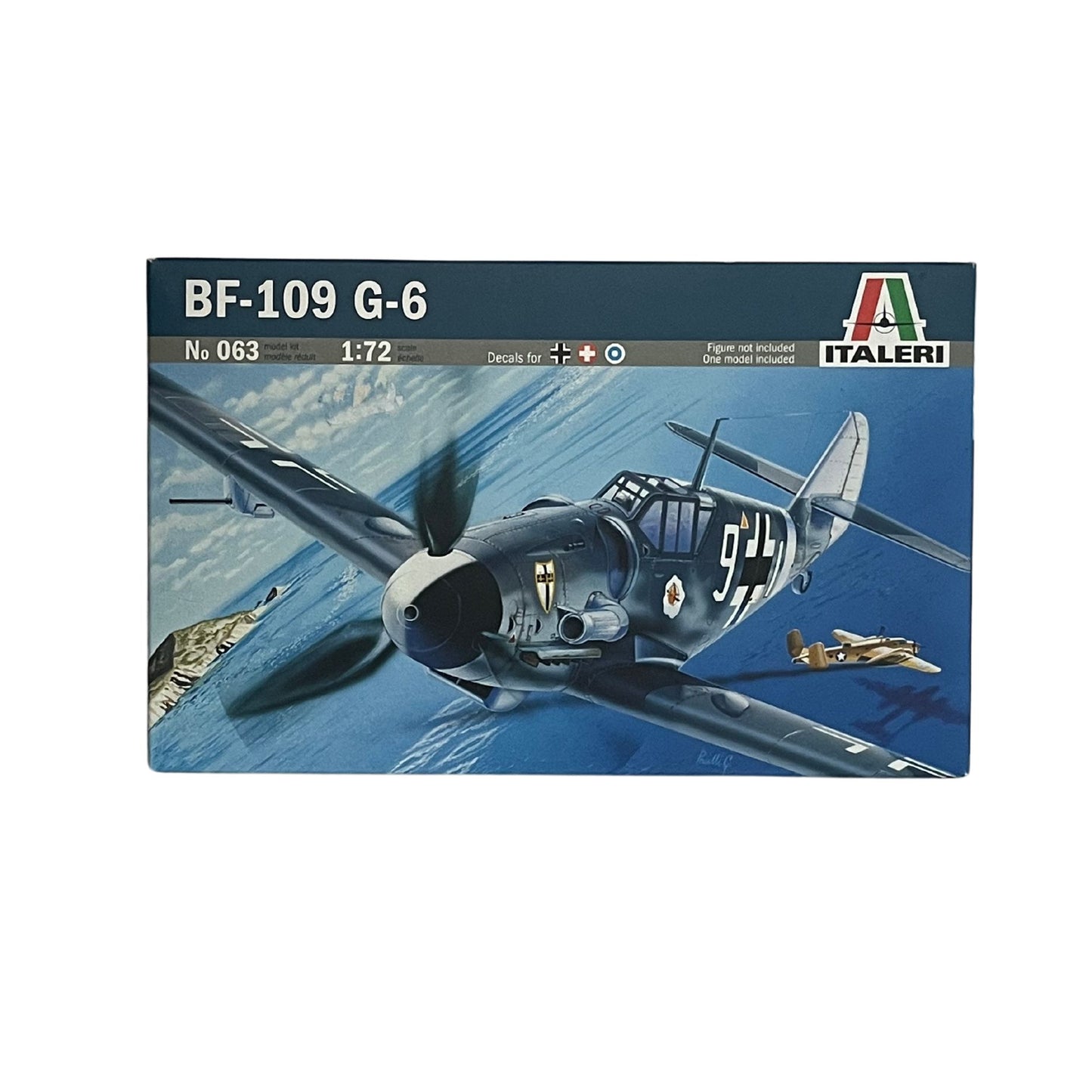 Italeri model aeroplane kit BF-109 G-6 1:72