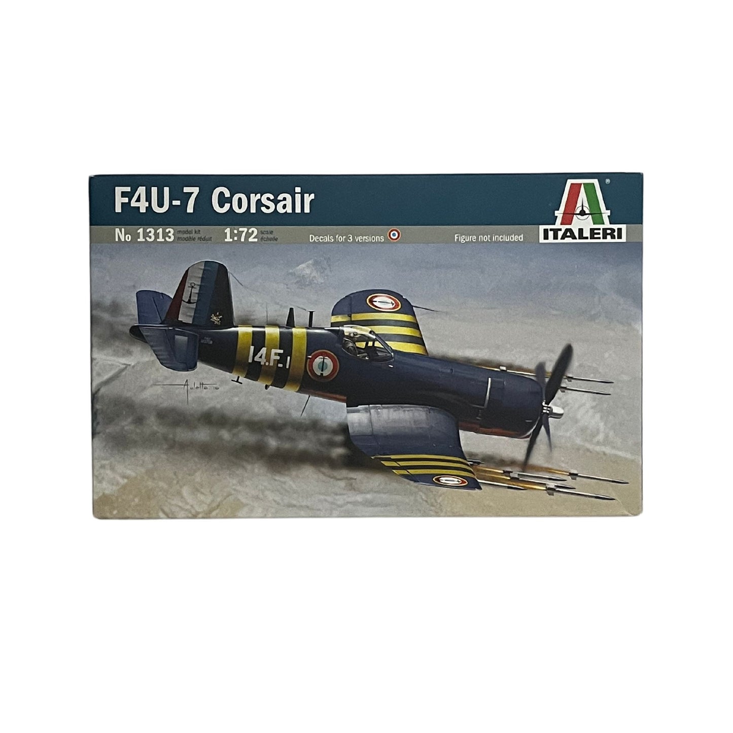 Italeri aeroplane model kit F4U-7 Corsair 1:72