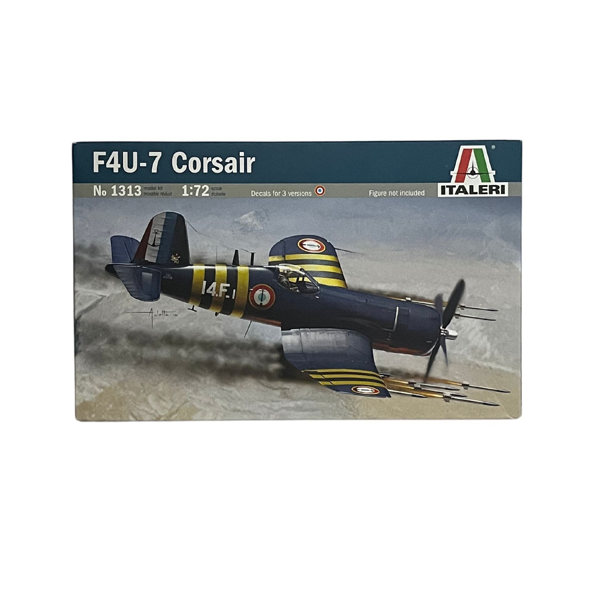 Italeri aeroplane model kit F4U-7 Corsair 1:72