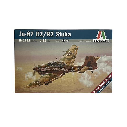 Italeri aeroplane model kit Ju-87 B2/R2 Stuka  1:72