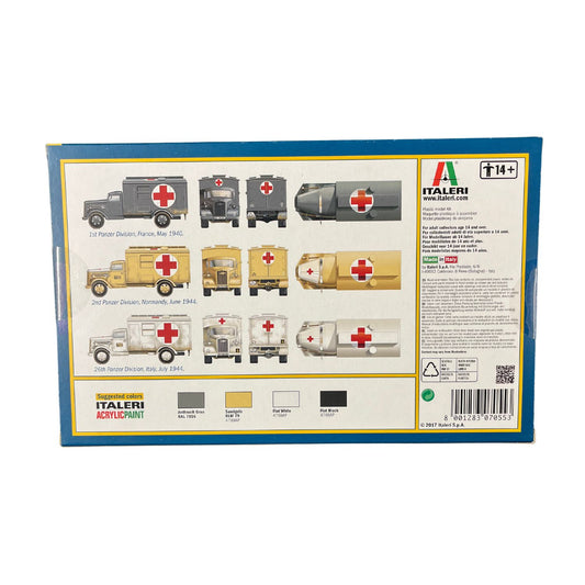 Italeri Military Vehicle Kfz. 305 Ambulance 1:72