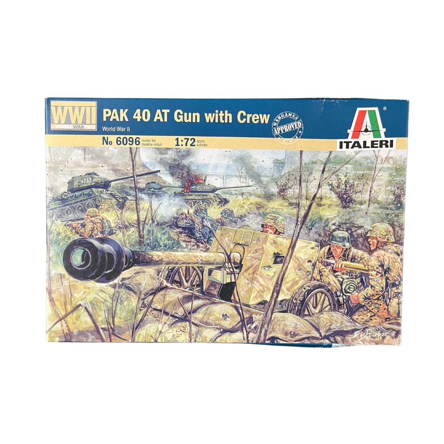 Italeri PAK 40 AT Gun with Crew 1:72