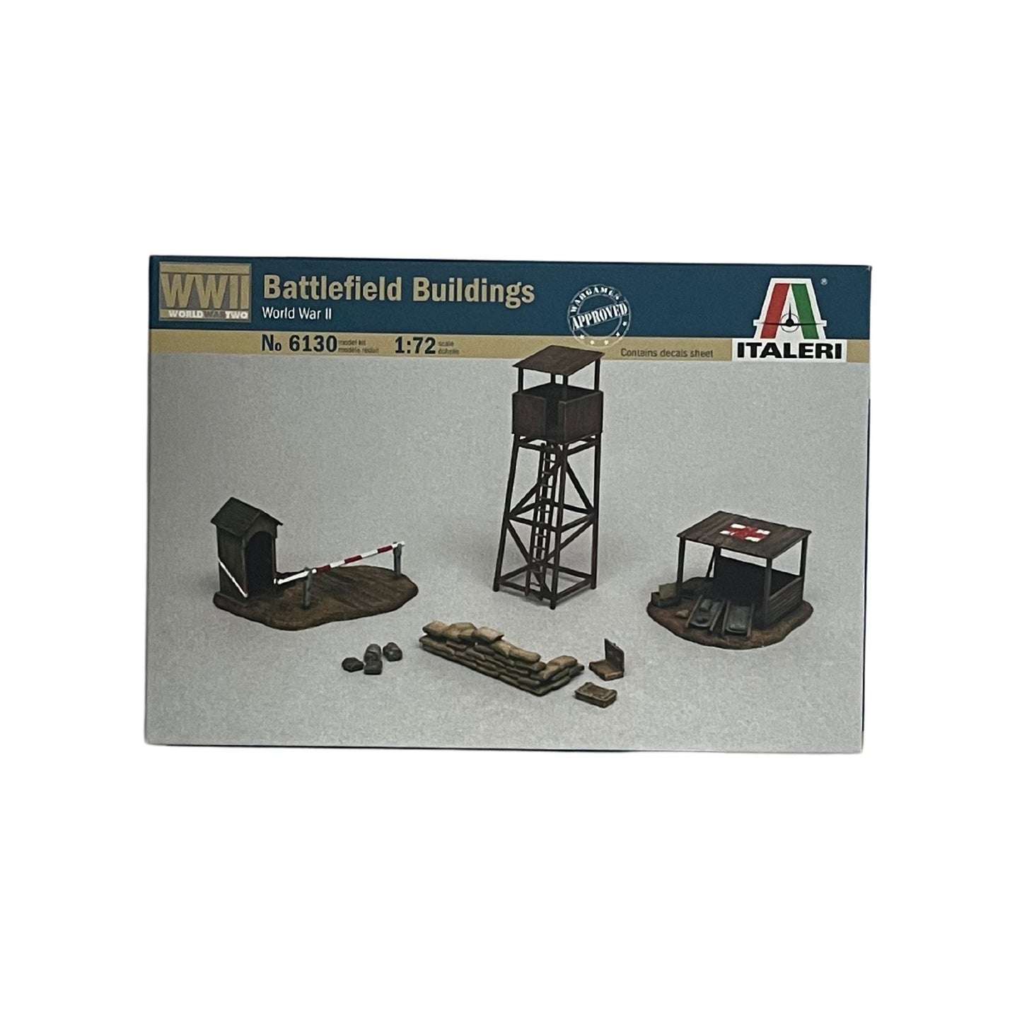Italeri model kit Battlefield Buildings 1:72