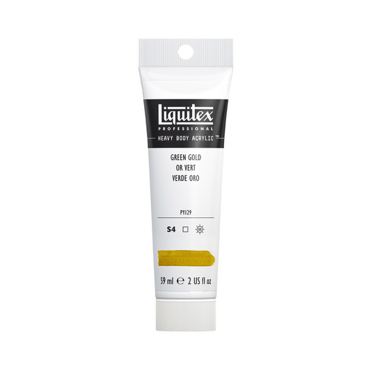 Liquitex heavy body acrylic green gold 57ml