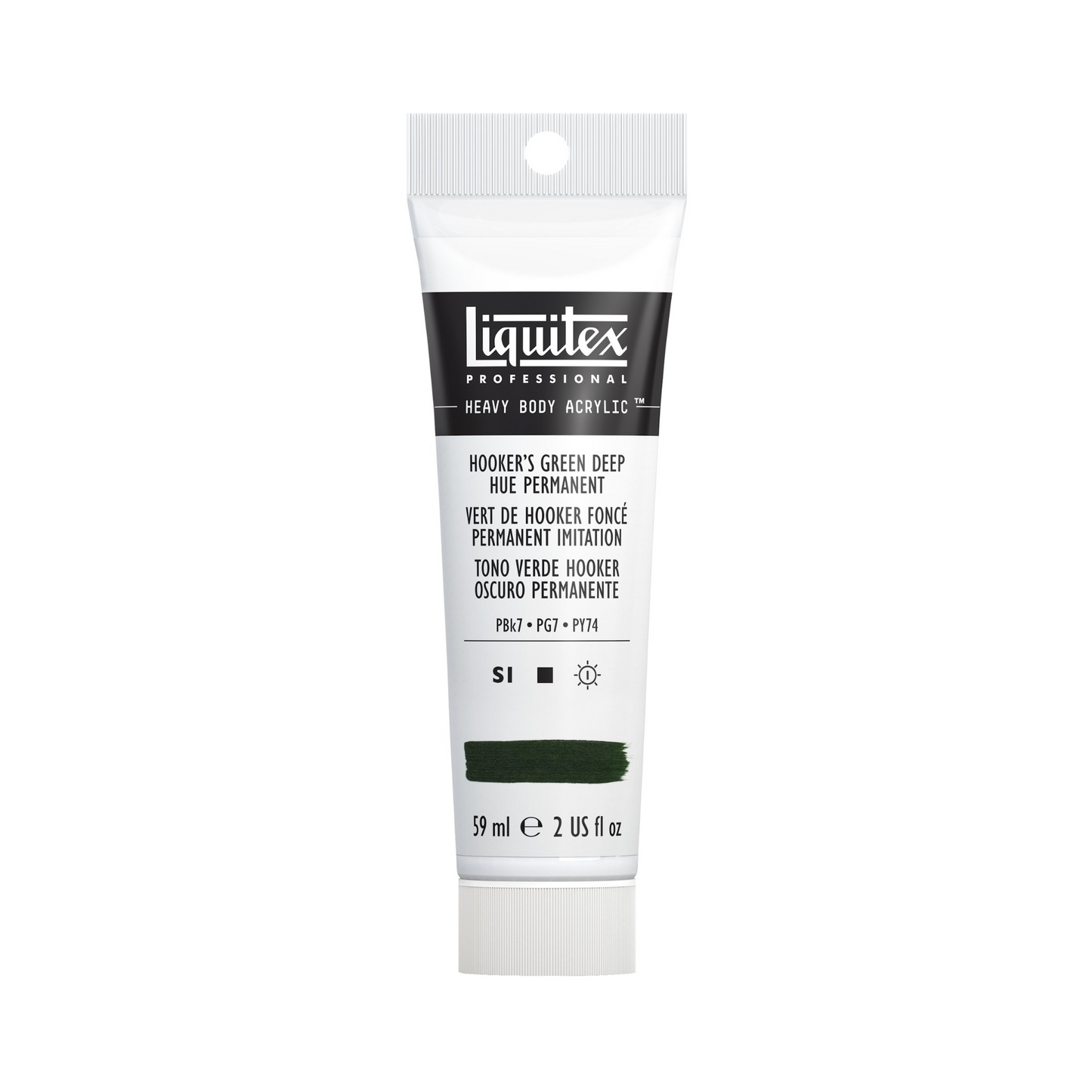 Liquitex Professional Heavy Body Acrylic 59ml - Hookers Green Deep Hue Permanent