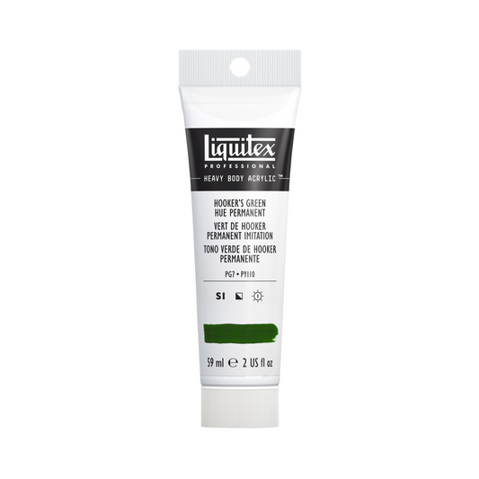 Liquitex Professional Heavy Body Acrylic 59ml - Hookers Green Hue Permanent